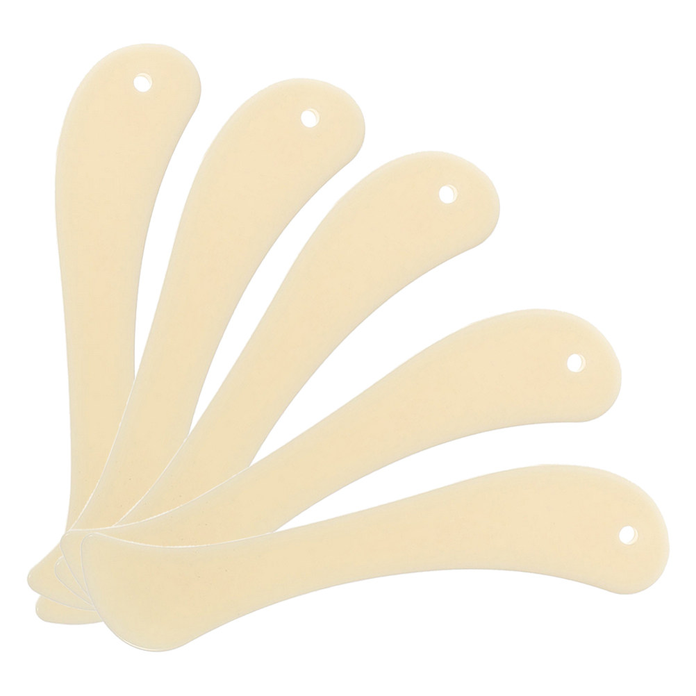 Bone Folder Tool - 5個入り人間工学に基づいたプラスチック製骨折り紙折り目付け器、封筒開封用レターオープナー、折り目付け、紙工芸用