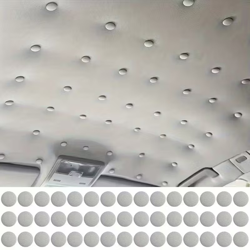 Snap Fastener Setter - 40 個の車の耐久性のあるヘッドライナークリップ、屋根の修理とメンテナンス用、天井布スナップピン、リテーナーファスナー、固定ネジバックル
