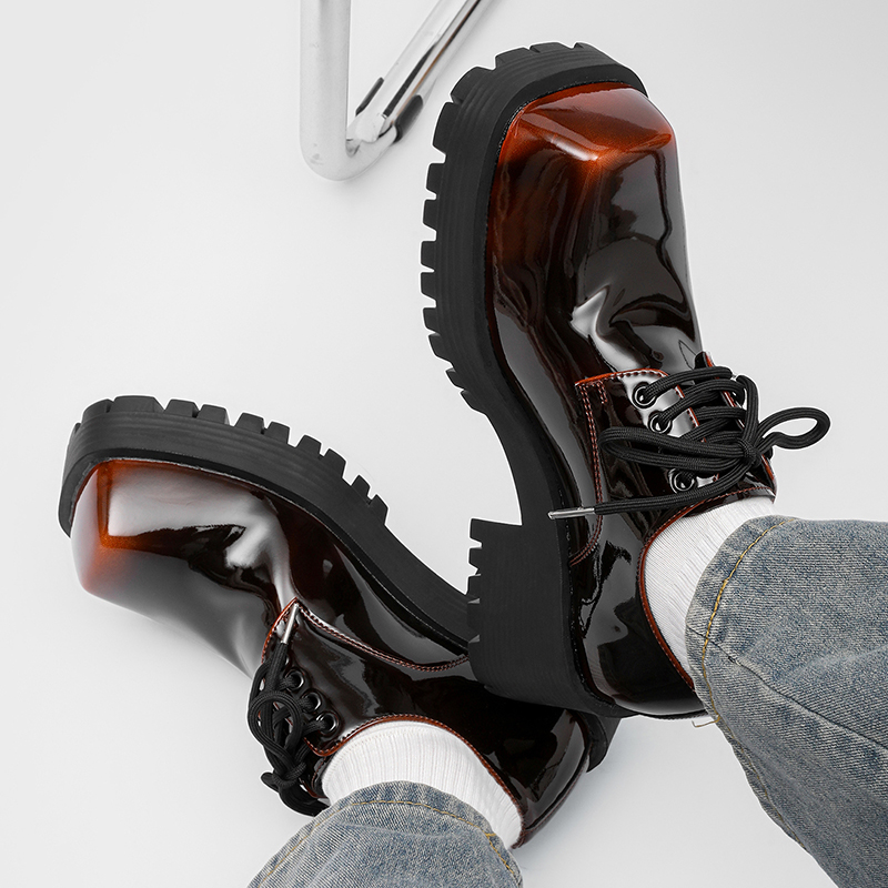 メンズ厚底革靴 高級デザイナースタイル 仕事 ビジネス オフ - Leatherwork Designs のレビューと価格