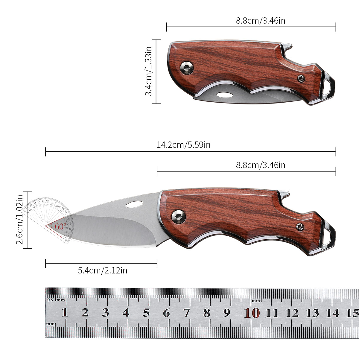 手作り鍛造折りたたみ骨抜きナイフステンレス鋼肉屋肉果物魚バー - Bone Folder Tool のレビューと価格