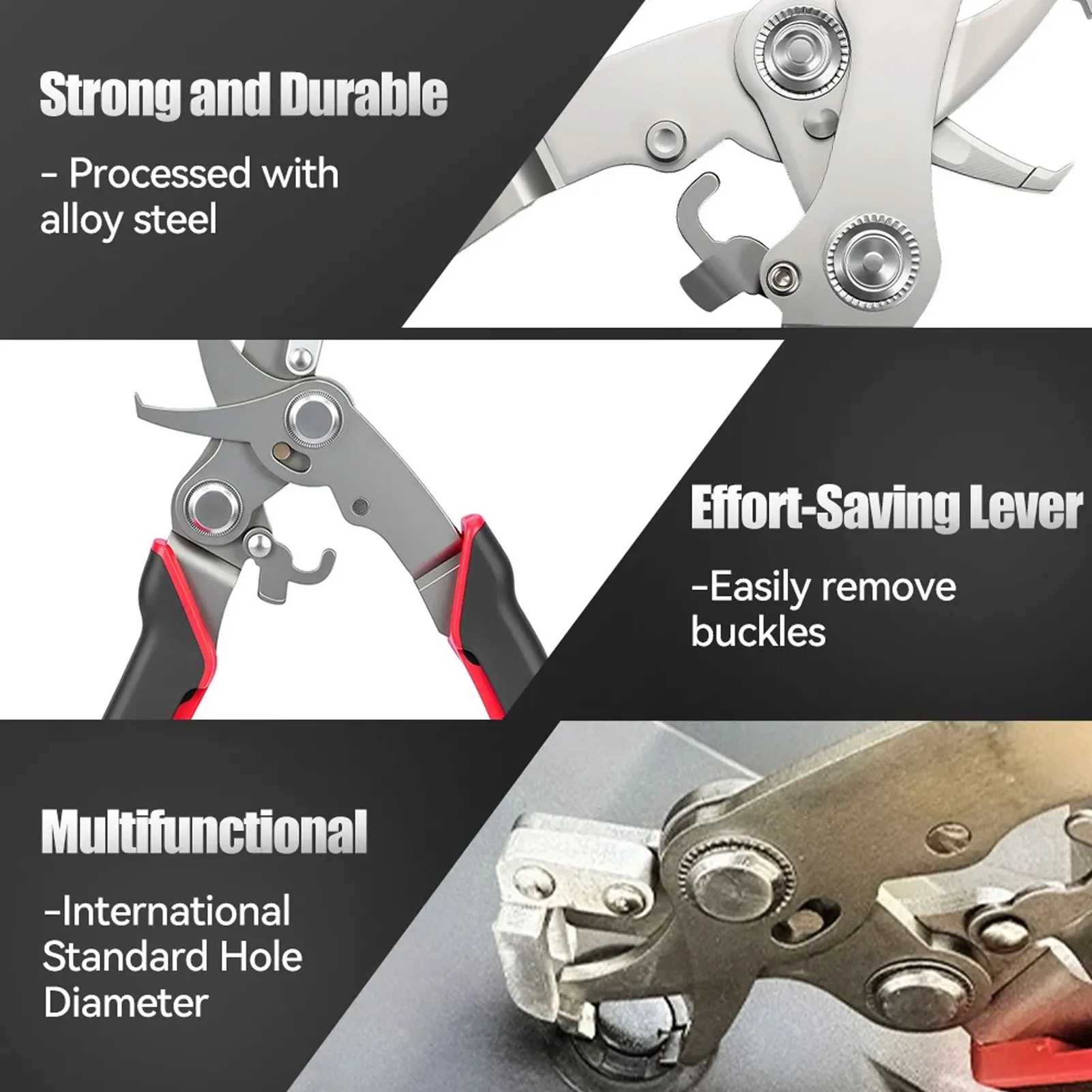 車用クランプ分解組立ツール ステンレス鋼多機能車用スナッププ - Snap Fastener Setter のレビューと価格