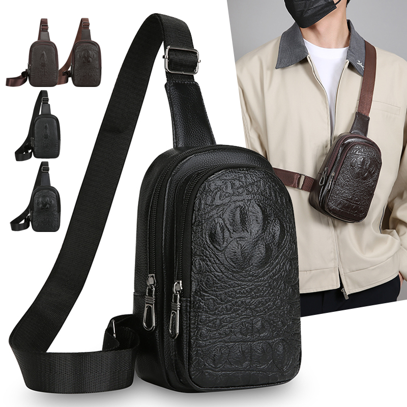多用途PUレザーチェストバッグ - 仕事、旅行、アウトドア活 - Leatherwork Essentials のレビューと価格
