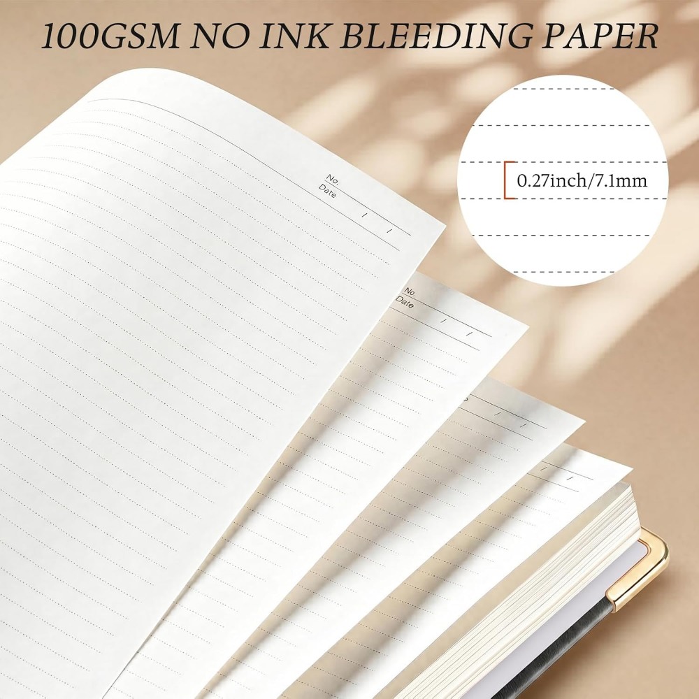 A4レザー5科目ノート、300ページ、100GSM、ノーブリ - Leatherwork Products のレビューと価格