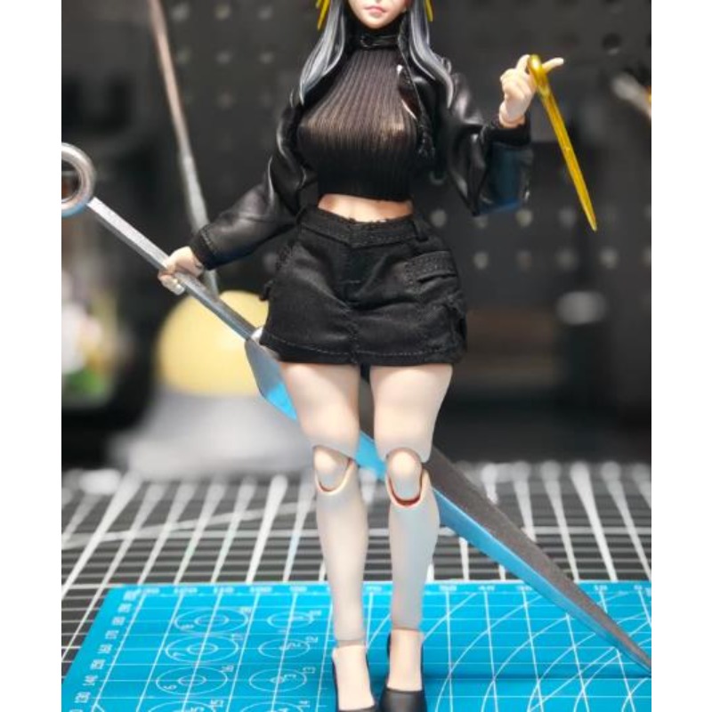 1/12 スケール女性アクションフィギュアショート PU レ - Leatherwork Products のレビューと価格