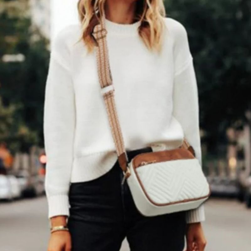 レディースキルティングクロスボディバッグ、フェイクレザーショ - Leatherwork Products のレビューと価格