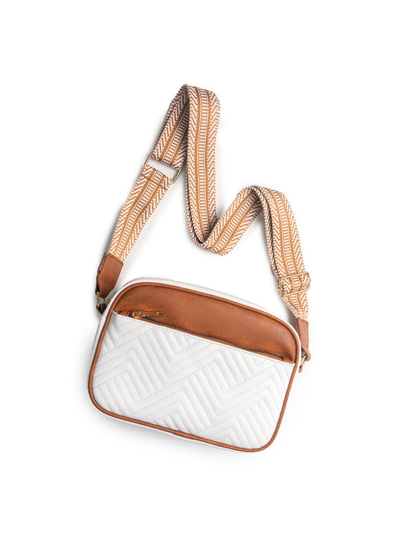 レディースキルティングクロスボディバッグ、フェイクレザーショ - Leatherwork Products のレビューと価格
