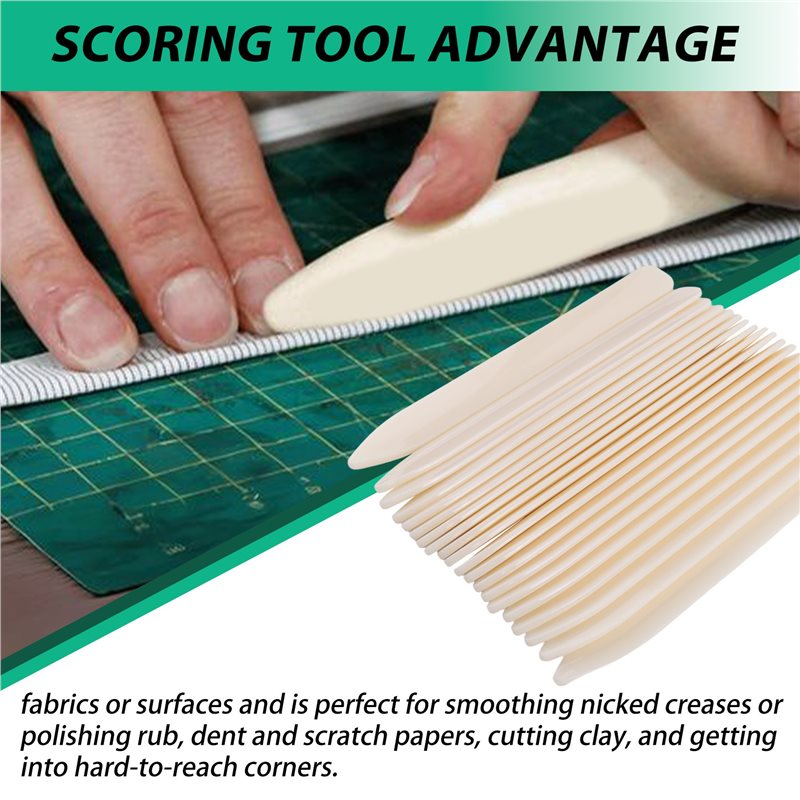 20個入りボーンフォルダーツール、プラスチック製ボーンフォル - Bone Folder Tool のレビューと価格