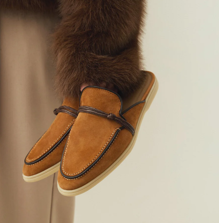 デザイナー高級中東タッセルスエードレザーローファー レディー - Leatherwork Designs のレビューと価格