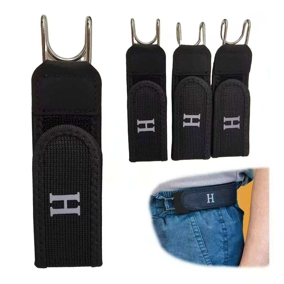 バックルレス弾性メタルフックベルト - ユニセックス目に見え - Leatherwork Essentials のレビューと価格