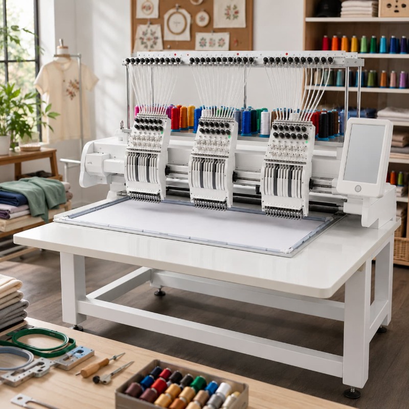 刺繍機 ダブルヘッド自動多針 カスタマイズ可能 衣類、帽子、 - Leatherwork Products のレビューと価格