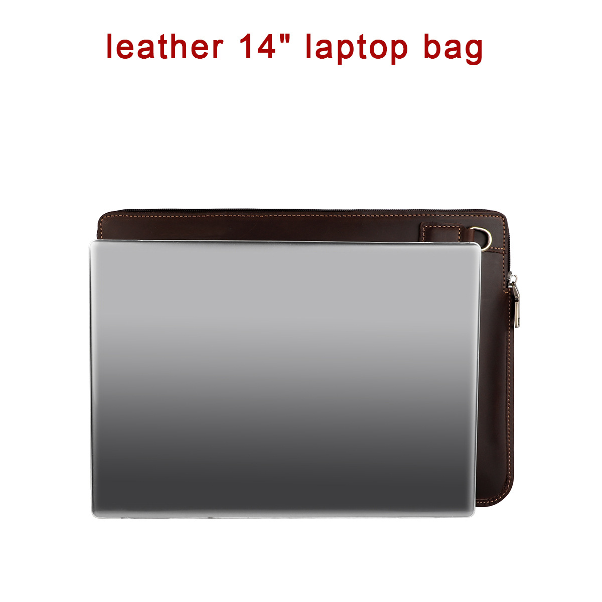 ヴィンテージレザーラップトップバッグ - スリムな保護スリー - Leatherwork Essentials のレビューと価格