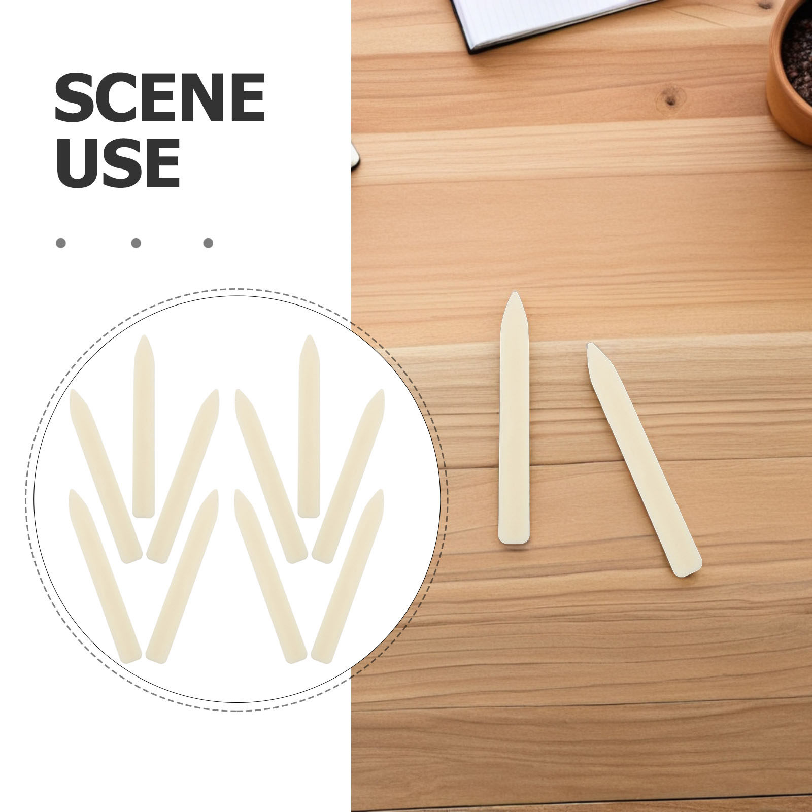 10個入り ボーンフォルダー プラスチック折り目付けツール  - Bone Folder Tool のレビューと価格