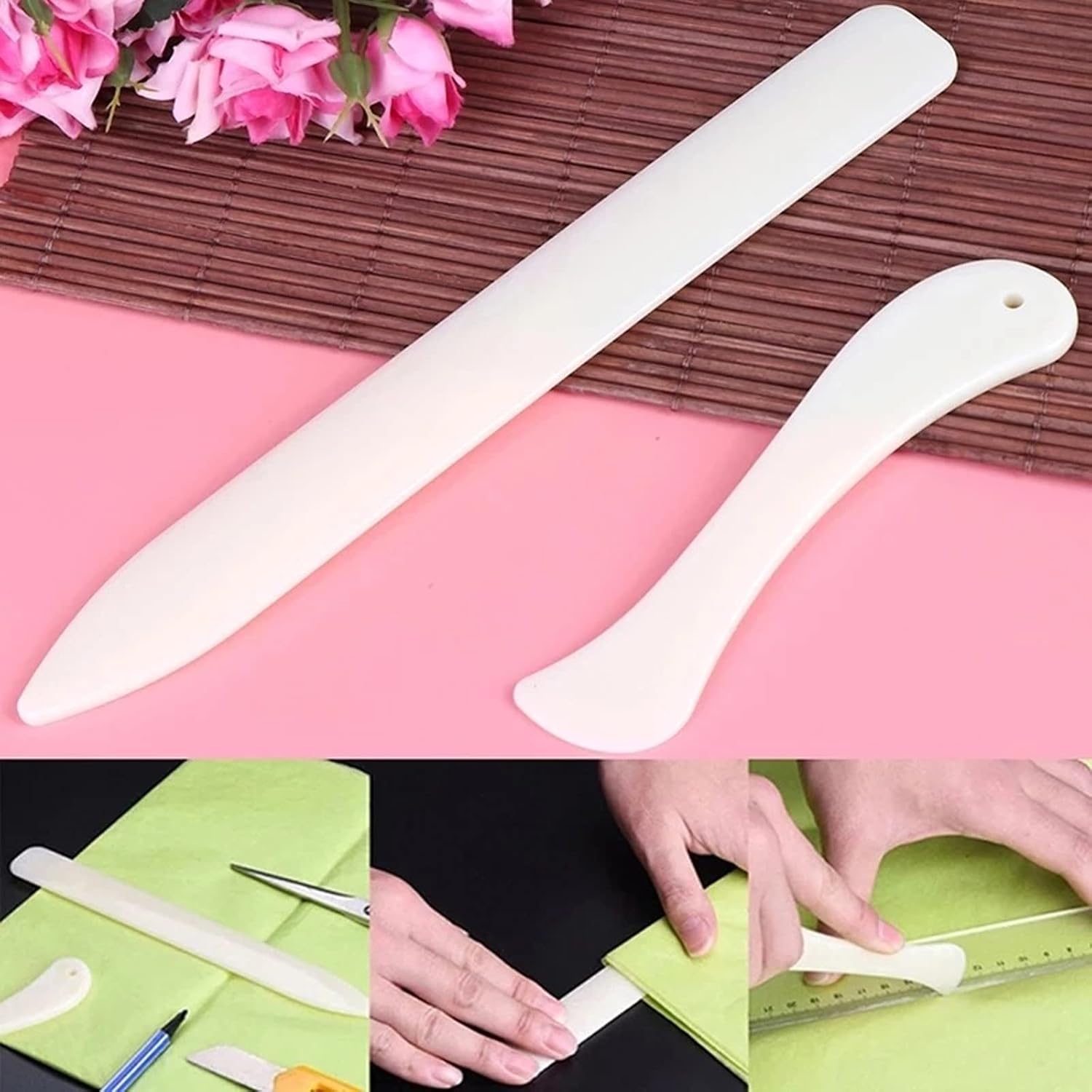 プロ仕様の革工芸用ボーンフォルダー、頑丈な革加工ツール、溝入 - Bone Folder Tool のレビューと価格