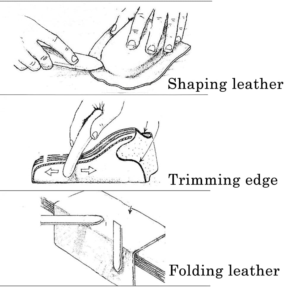 プロ仕様の革工芸用ボーンフォルダー、頑丈な革加工ツール、溝入 - Bone Folder Tool のレビューと価格