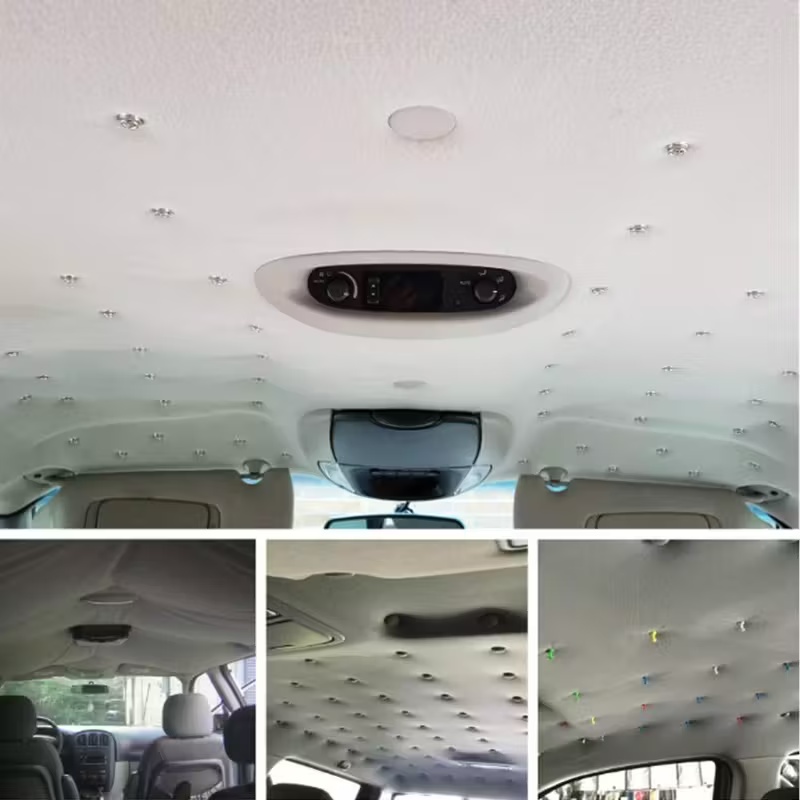 40 個の車の耐久性のあるヘッドライナークリップ、屋根の修理 - Snap Fastener Setter のレビューと価格
